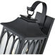 Mallorey 3 Light 28.1 inch Powder Coated Black Outdoor Wall Sconce